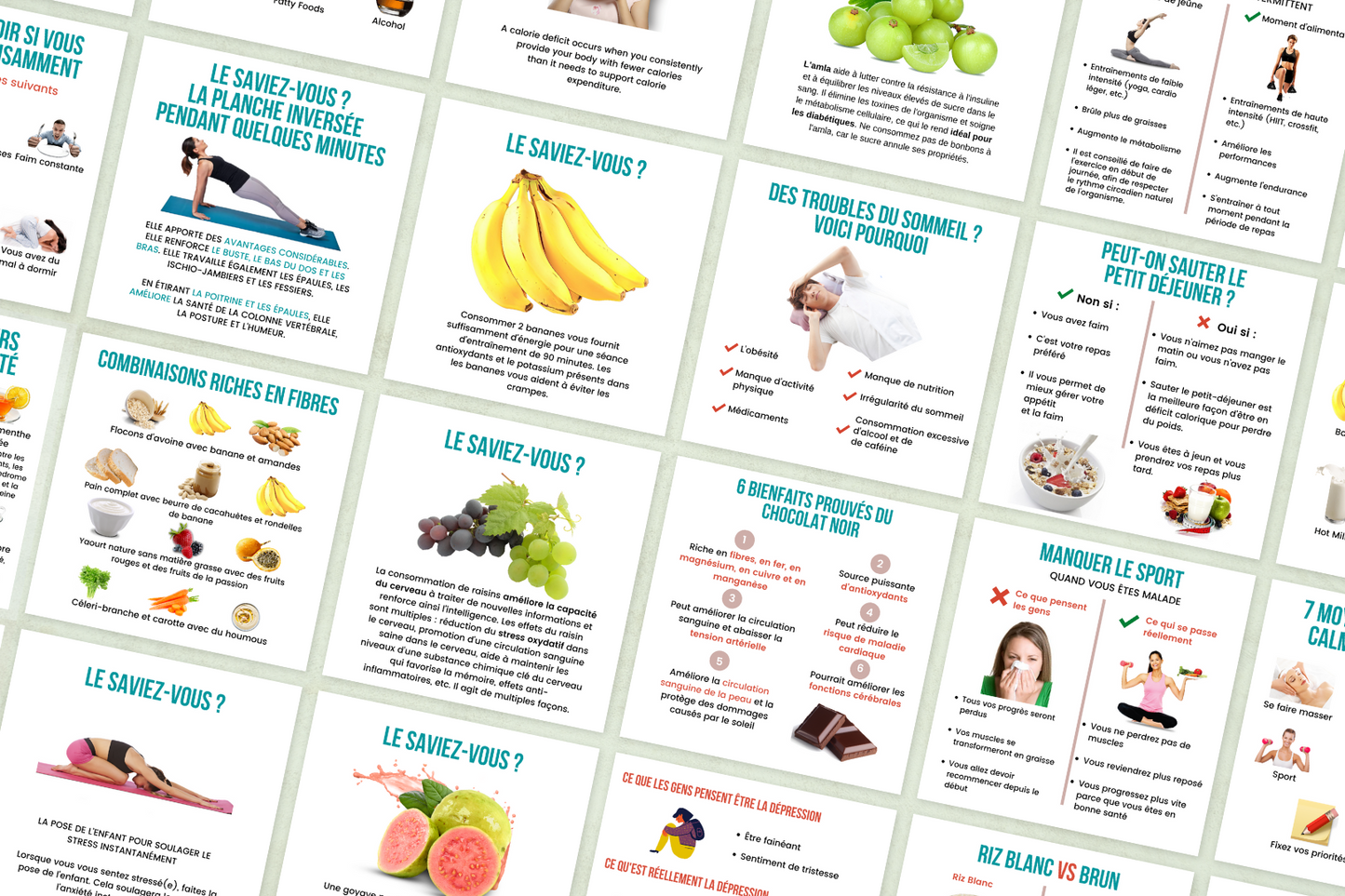 Templates Canva alimentation – contenu prêt à l’emploi pour Instagram et Facebook