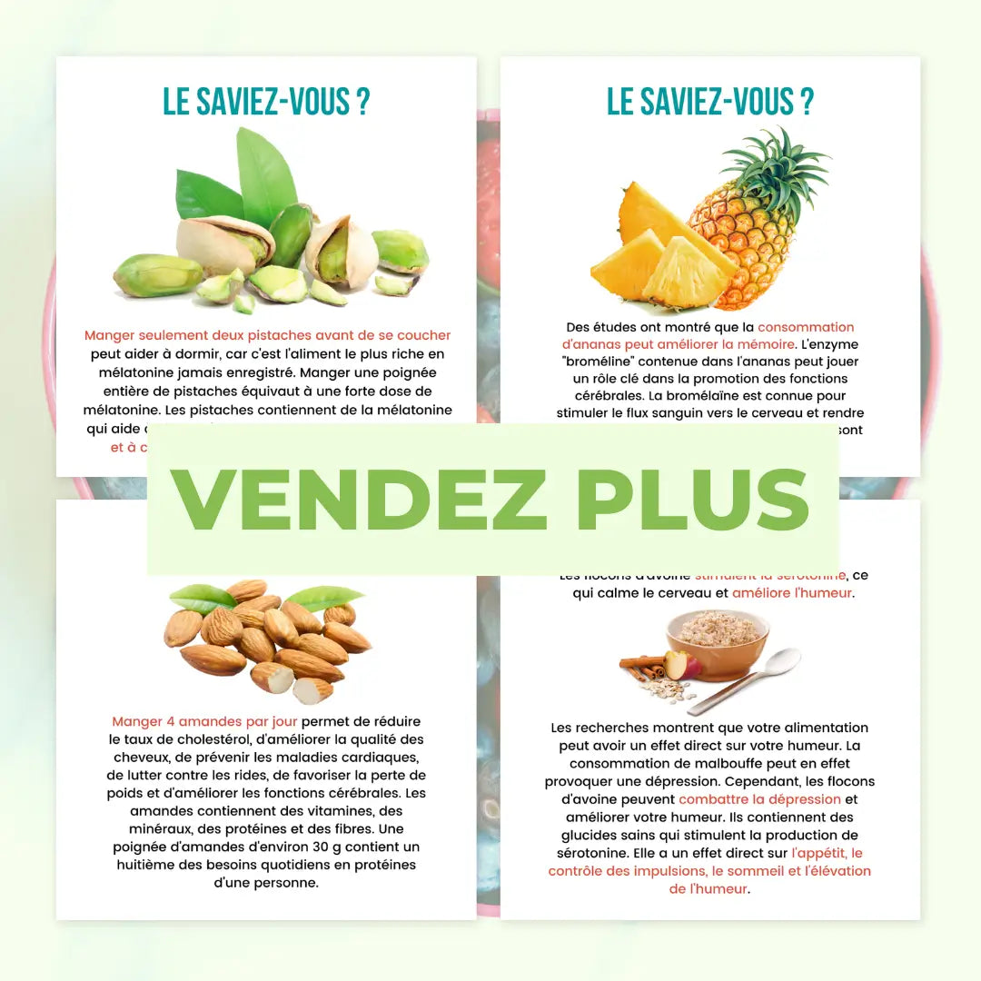Publication nutrition Canva – contenu social media sur la santé et le bien-être