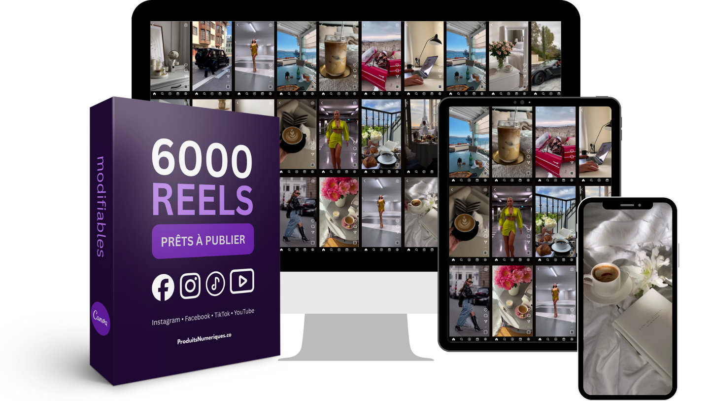 Collection de 6000+ Vidéos Esthétiques Sans Visage (MRR & PLR)