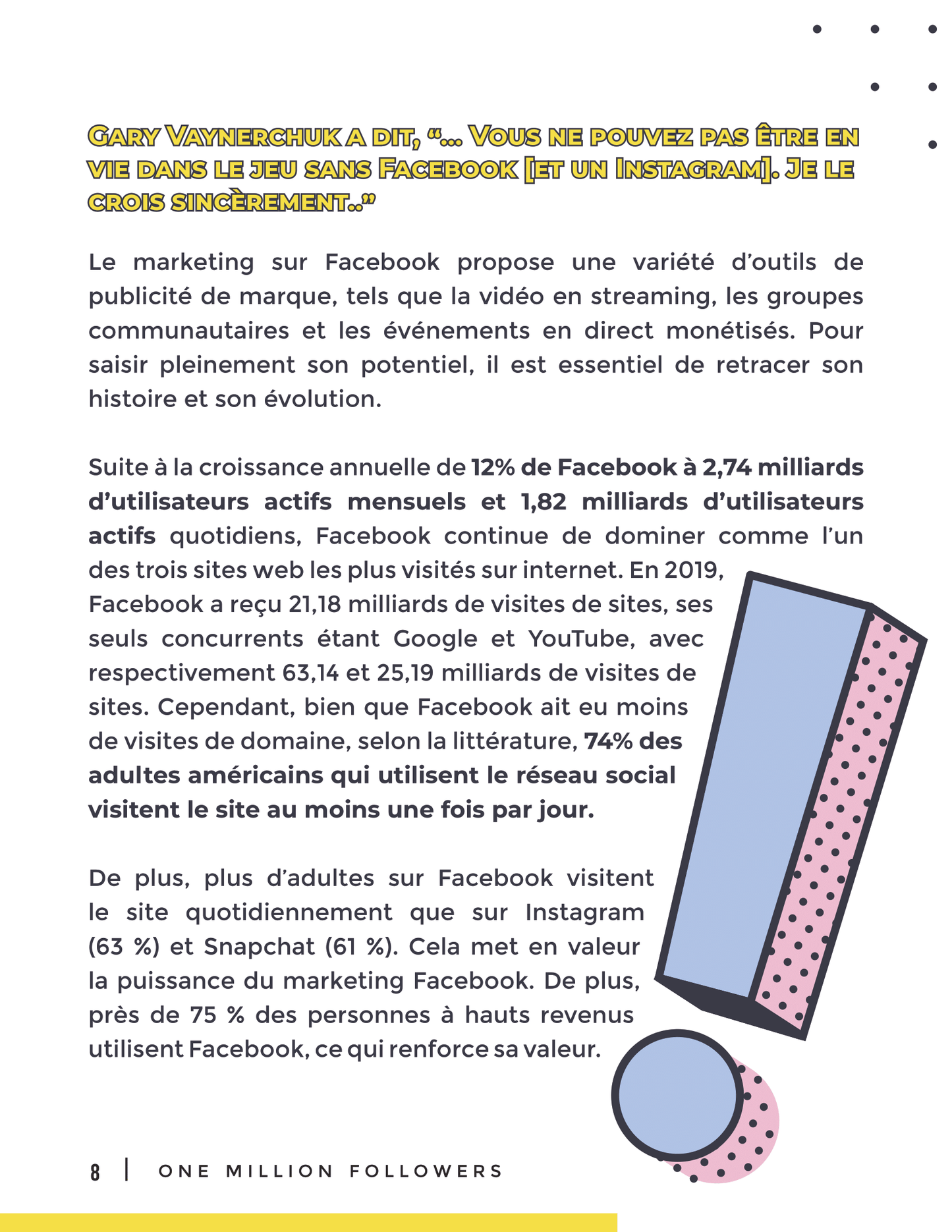 Contenu francophone pour réseaux sociaux – guide Facebook à télécharger