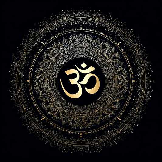 Visuel évoquant le mantra Om Tat Sat le mantra de la vérité et de l’unité universelle