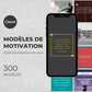 300 modèles de motivation en français – templates Canva pour réseaux sociaux