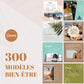 300 modèles bien-être en français – templates Canva pour réseaux sociaux