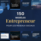 150 modèles entrepreneur en français – templates Canva pour réseaux sociaux