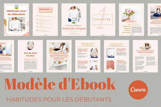 Modèle d’ebook en français – template Canva pour débutants