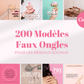 200 modèles faux ongles en français – templates Canva pour réseaux sociaux