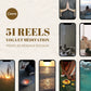 Reels de yoga et méditation en français pour Instagram, facebook et TikTok