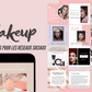 400 modèles makeup en français – templates Canva pour réseaux sociaux
