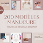 200 modèles manucure en français – templates Canva pour réseaux sociaux
