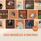 200 modèles encens en français – templates Canva pour réseaux sociaux