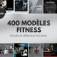 400 modèles fitness masculins en français – templates Canva pour réseaux sociaux