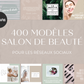 400 modèles salon de beauté – templates Canva en français pour réseaux sociaux