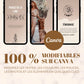 Templates Instagram spirituels entièrement modifiables sur Canva pour coachs, thérapeutes, professeurs de yoga et créateurs de contenu.