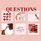 Modèles Canva rouges à lèvres – citations, questions et conseils visuels