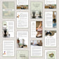 Modèle eBook Yoga et Méditation Canva à personnaliser, idéal pour créer des ressources professionnelles pour vos élèves et clients