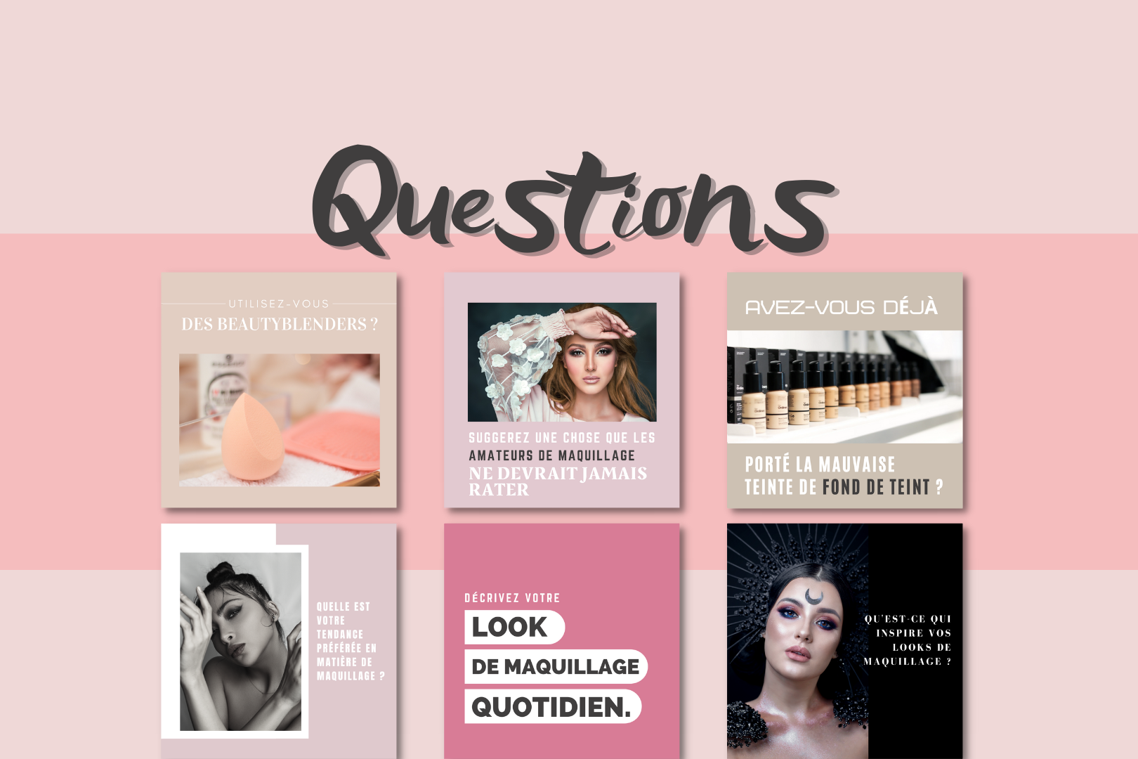 Contenu beauté professionnel – publications Instagram prêtes à l’emploi