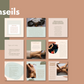 Visuels bien-être et massage – citations, astuces et contenus promotionnels