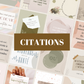 Visuels professionnels pour acupuncteurs – citations, conseils et promotions