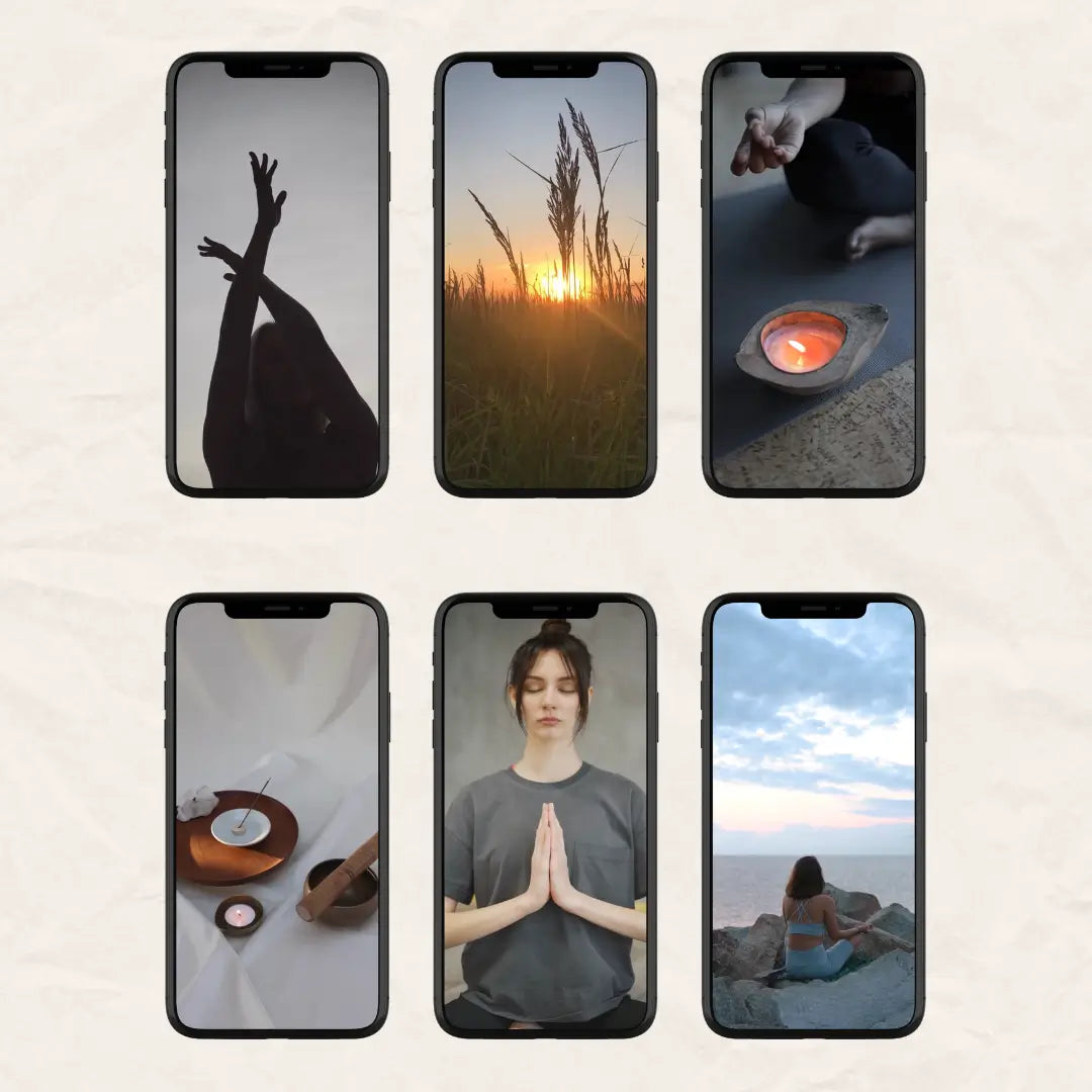 Contenu vidéo de yoga et méditation – publication social media francophone