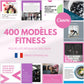 Visuels Instagram fitness femme – citations, conseils et posts engageants