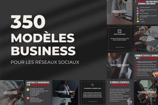 350 modèles business en français – templates Canva pour réseaux sociaux