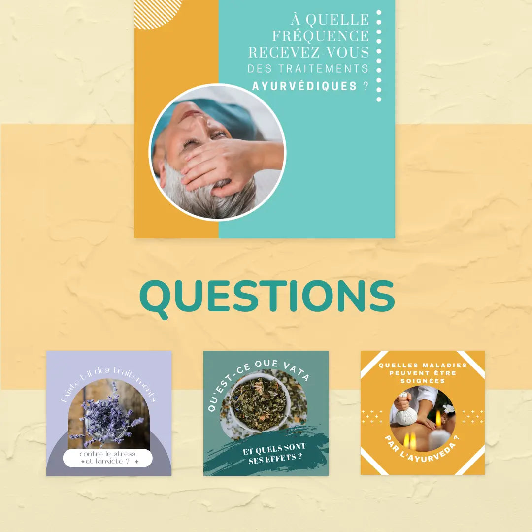 Templates francophones Ayurveda – communication authentique et apaisante