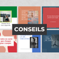 Canva templates motivation – contenu quotidien pour coachs et créateurs