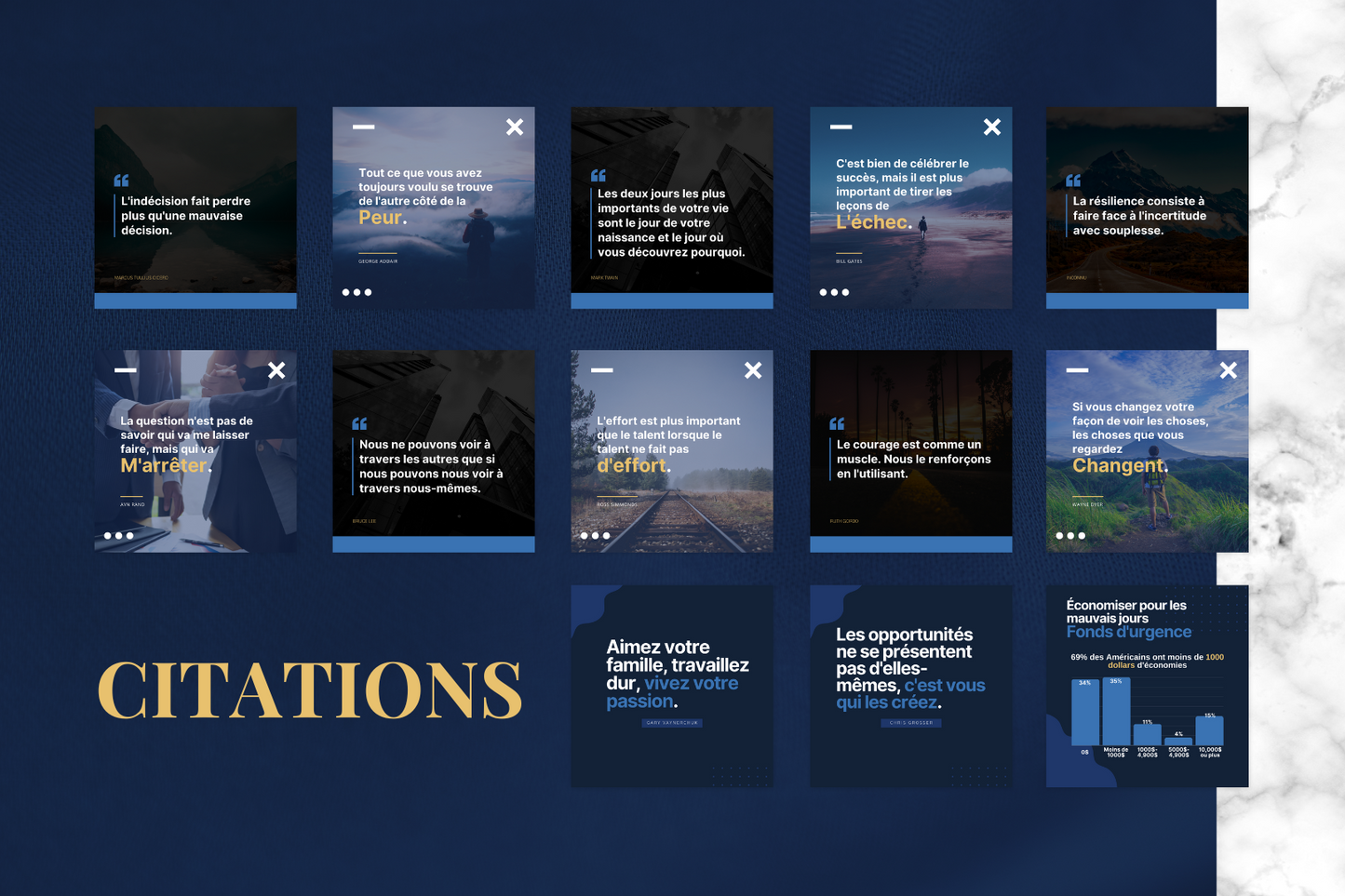 Canva templates entrepreneur – contenu stratégique pour Instagram et LinkedIn
