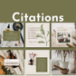 Canva templates pour aromathérapeutes – citations, conseils et stories
