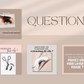 Templates cils promotionnels – contenu visuel pour professionnels de la beauté