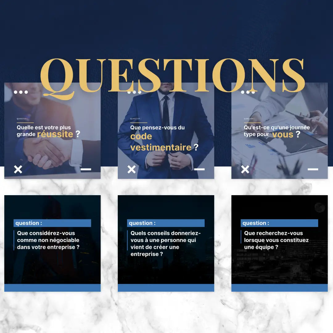 Visuels business pour créateurs d’entreprise – citations, conseils et infographies
