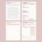 Pack de planification Canva – finances, repas, objectifs et réseaux sociaux