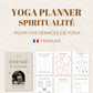 Planner bien-être et spiritualité pour professeurs de yoga