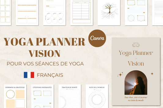 Carnet de vision et de développement personnel pour le yoga