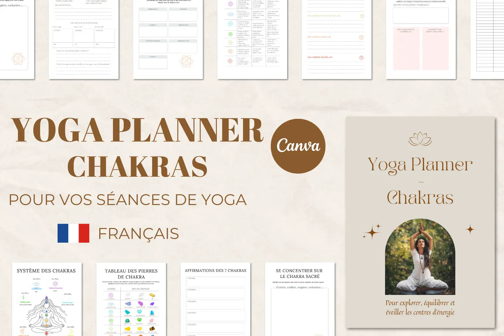 Planning des chakras – outil pour équilibrer l’énergie