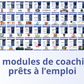 Visuels et contenu coaching – programme modifiable sans compétences design