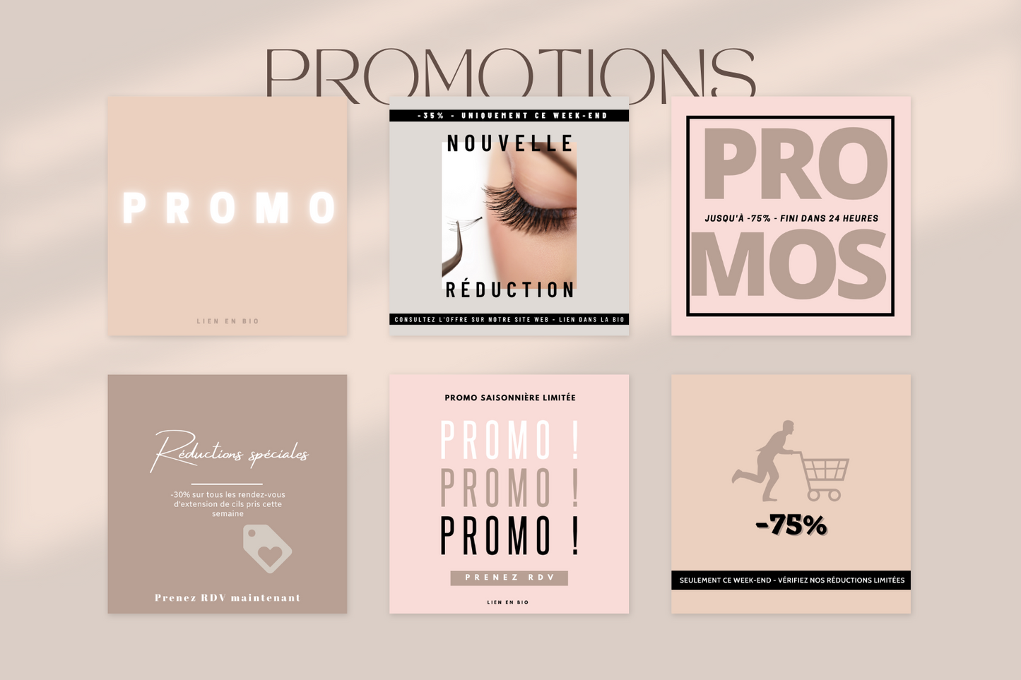 Pack de modèles social media – citations, conseils et visuels engageants