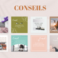 Templates Canva pour coachs en santé – visuels apaisants et inspirants