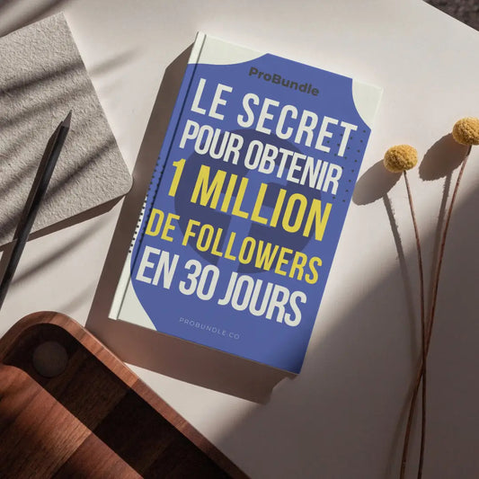eBook Facebook en français – atteindre 1 million de followers en 30 jours