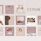 Pack réseaux sociaux beauté – publication manucure en français