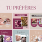 Publication ongles en français – contenu digital pour feed cohérent