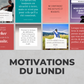 Publication francophone motivation – pack prêt à l’emploi dans Canva
