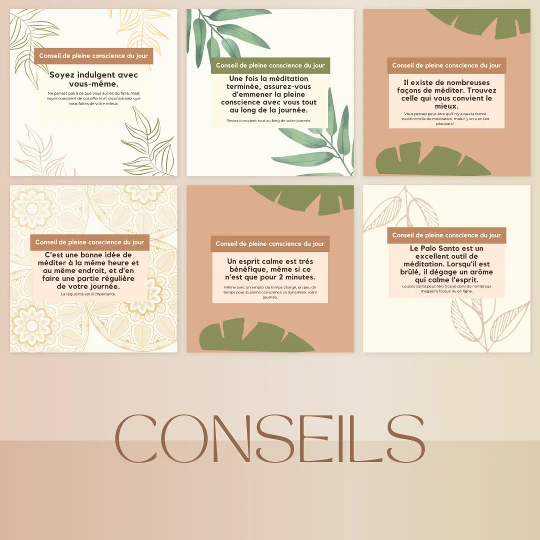 Templates Canva développement personnel – inspiration et sérénité au quotidien