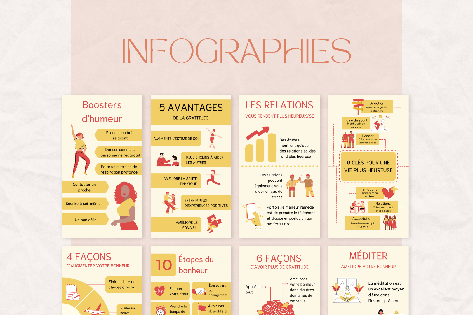 Visuels doux et lumineux – gratitude, joie et bienveillance en images