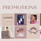Modèles promotionnels pour salons de manucure – publication Instagram