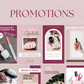 Visuels personnalisables pour les pros de la beauté – pack Canva complet