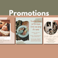 Templates Canva soins corporels – questions engageantes et conseils bien-être