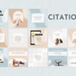 Templates Canva coaching – posts santé pour Instagram et Facebook