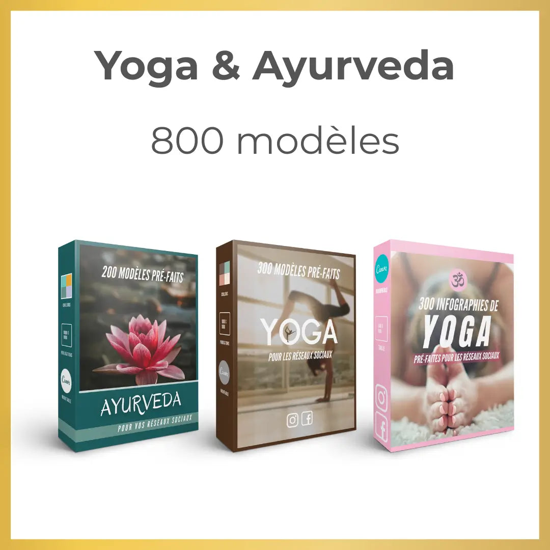 Pack Premium : 800 Modèles Yoga & Ayurveda