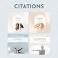 Templates Canva coaching – posts santé pour Instagram et Facebook
